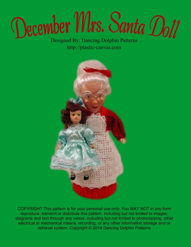 162 - December Mrs. Santa Doll