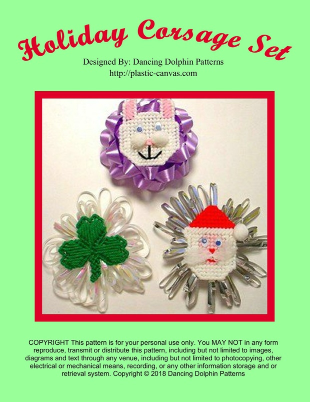 348 - Holiday Corsage Set