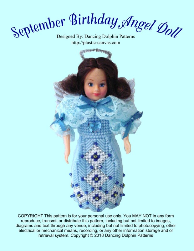456 - September Birthday Angel Doll
