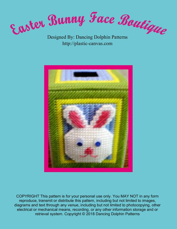 219 - Easter Bunny Face Boutique