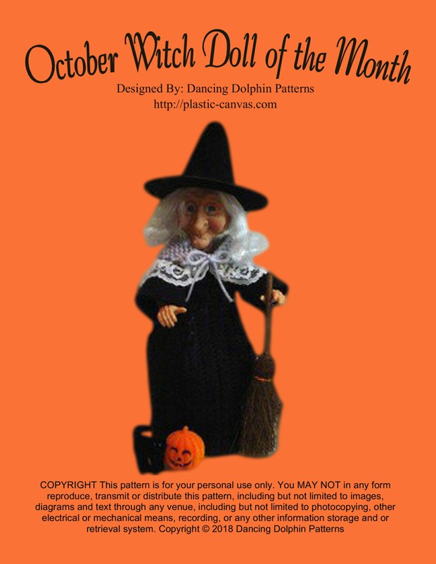 152 - October Witch Doll of the Month