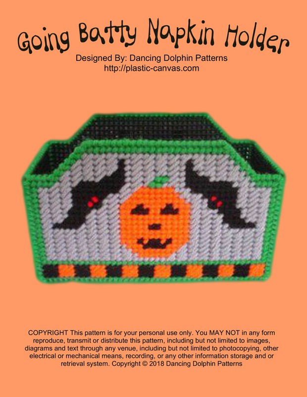 387 - Going Batty Napkin Holder