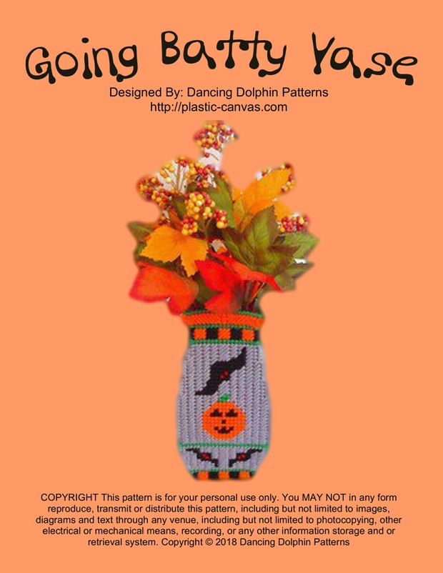 388 - Going Batty Vase