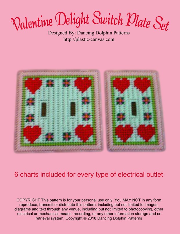 295 - Valentine Delight Switch Plate Set