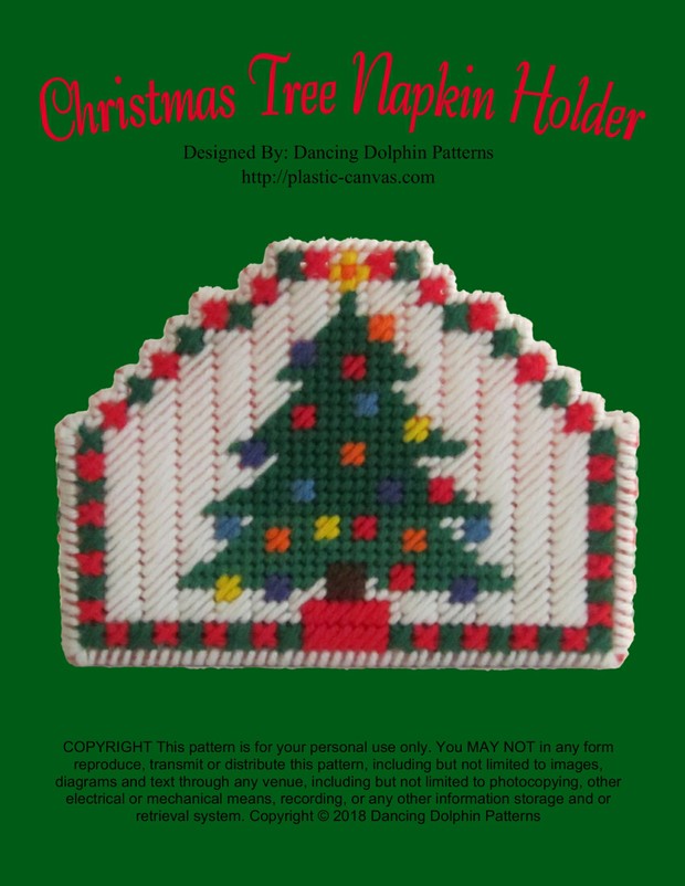 390 - Christmas Tree Napkin Holder