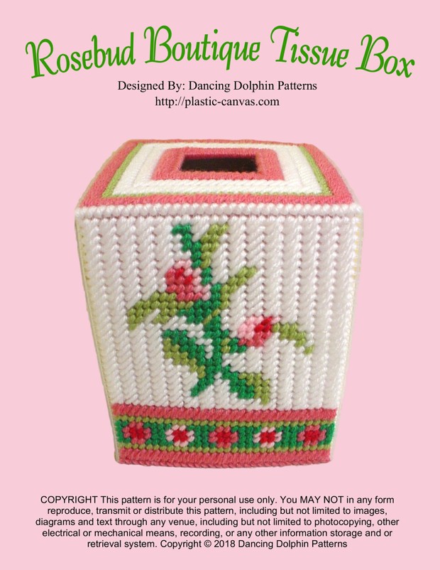265 - Rosebud Boutique Tissue Box