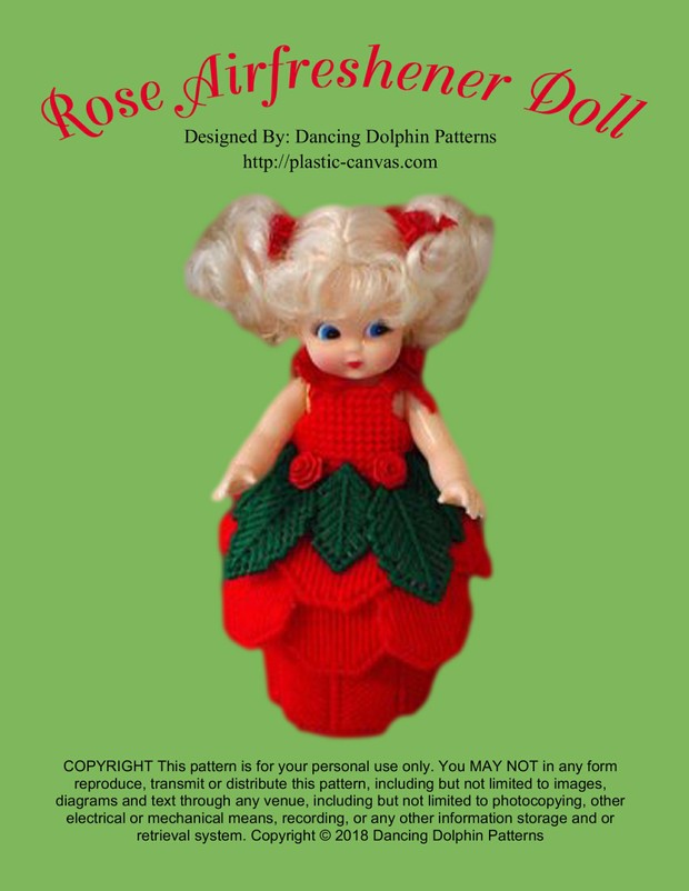 440 - Rose Airfreshener Doll