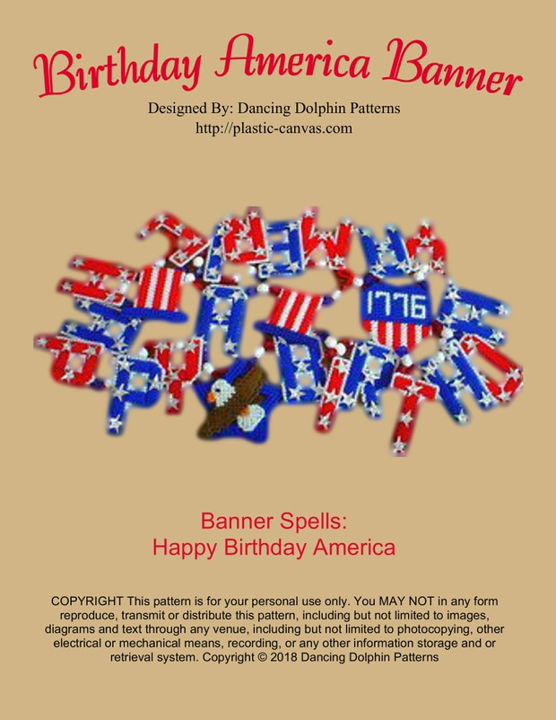 083 - Birthday America Banner