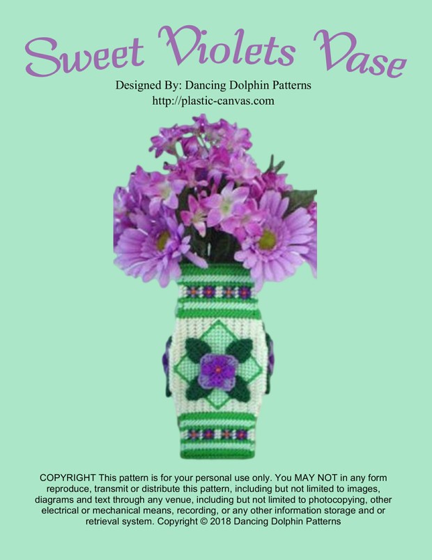 368 - Sweet Violets Vase