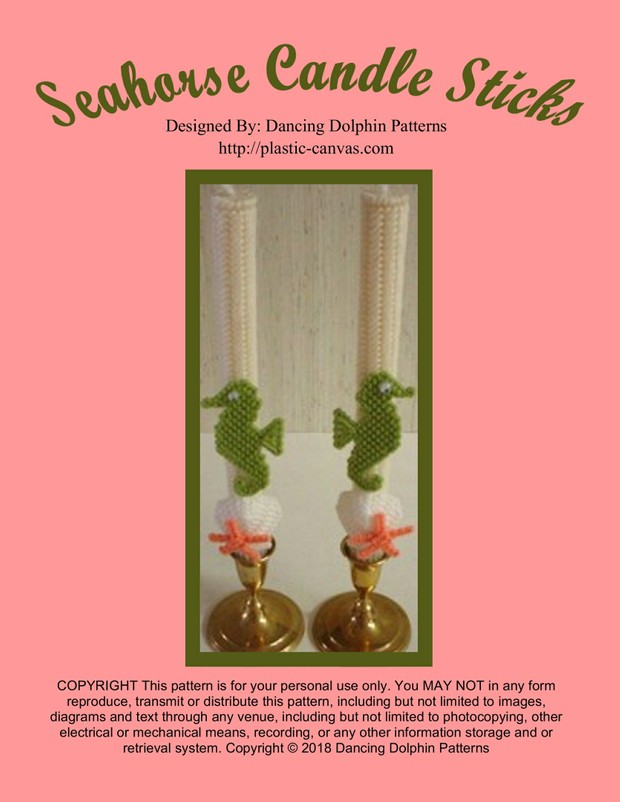 241 - Seahorse Candle Sticks