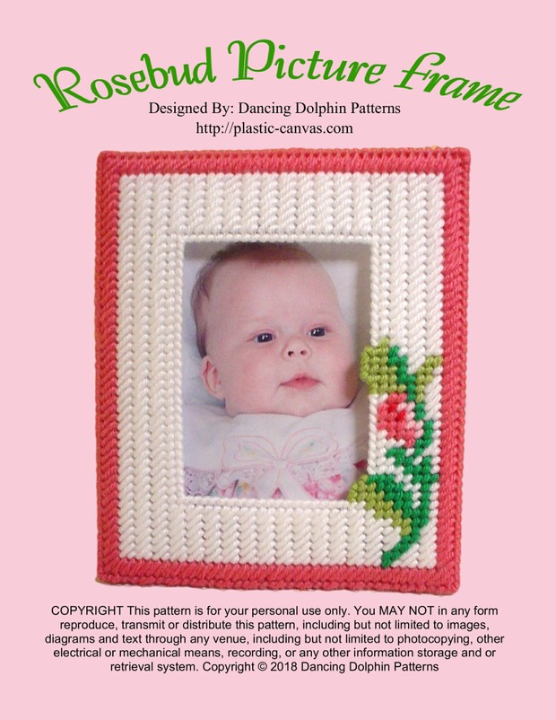 352 - Rosebud Picture Frame