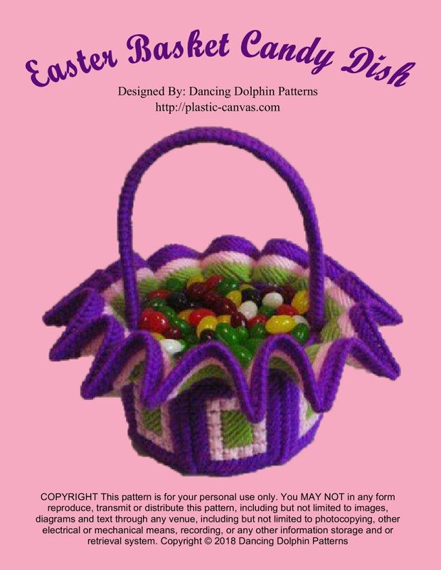 223 - Easter Basket Candy Dish