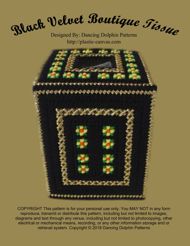 453 - Black Velvet Boutique Tissue
