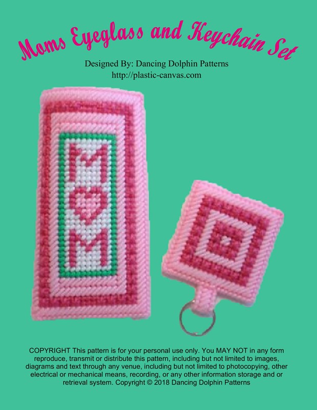 439 - Moms Eyeglass and Keychain Set