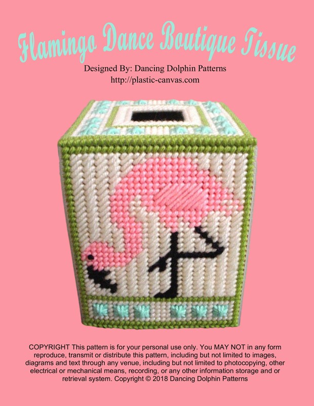 331 - Flamingo Dance Boutique Tissue