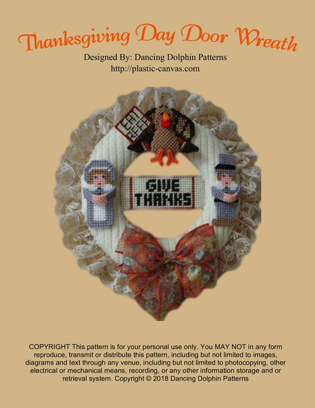 056 - Thanksgiving Day Door Wreath