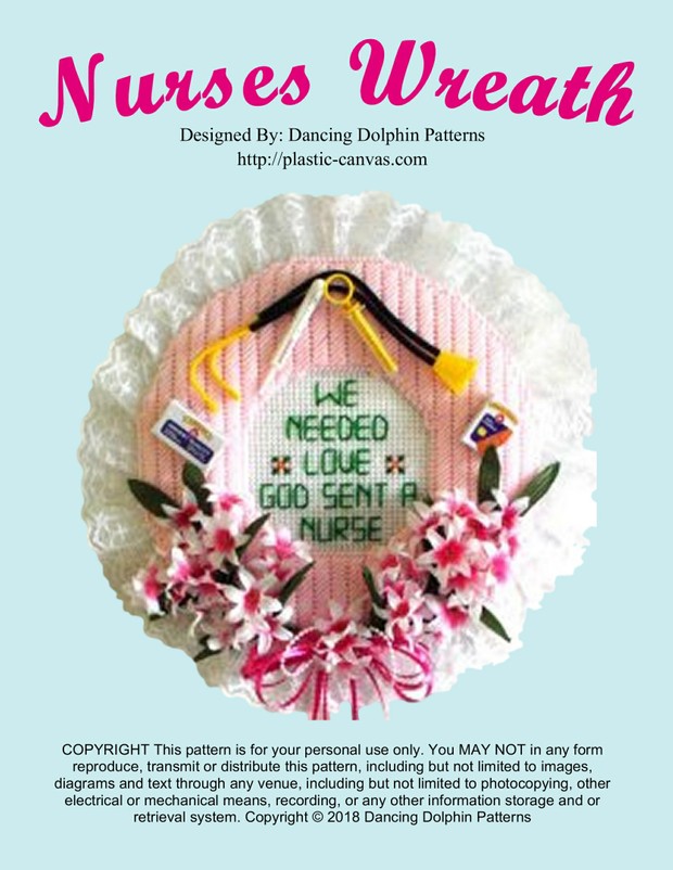 406 - Nurses Wreath