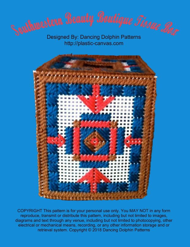 008 - Southwestern Beauty Boutique Tissue Box