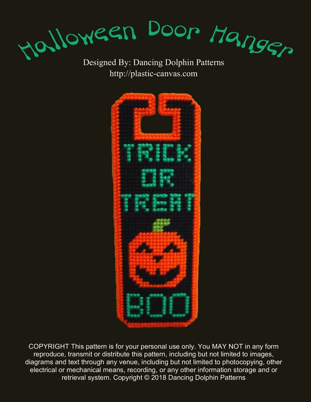 272 - Halloween Door Hanger