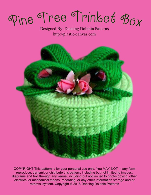 069 - Pine Tree Trinket Box