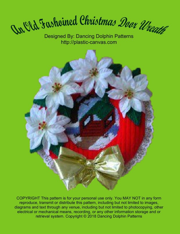 102 - An Old Fashioned Christmas Door Wreath