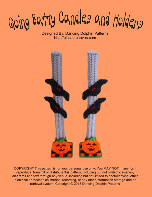 389 - Going Batty Candles and Holders