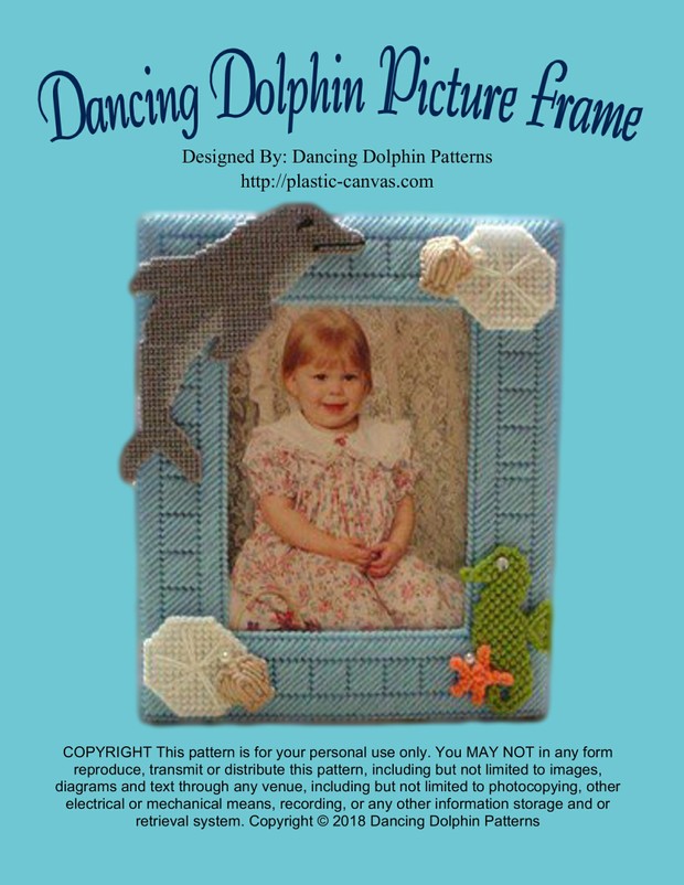 074 - Dancing Dolphin Picture Frame