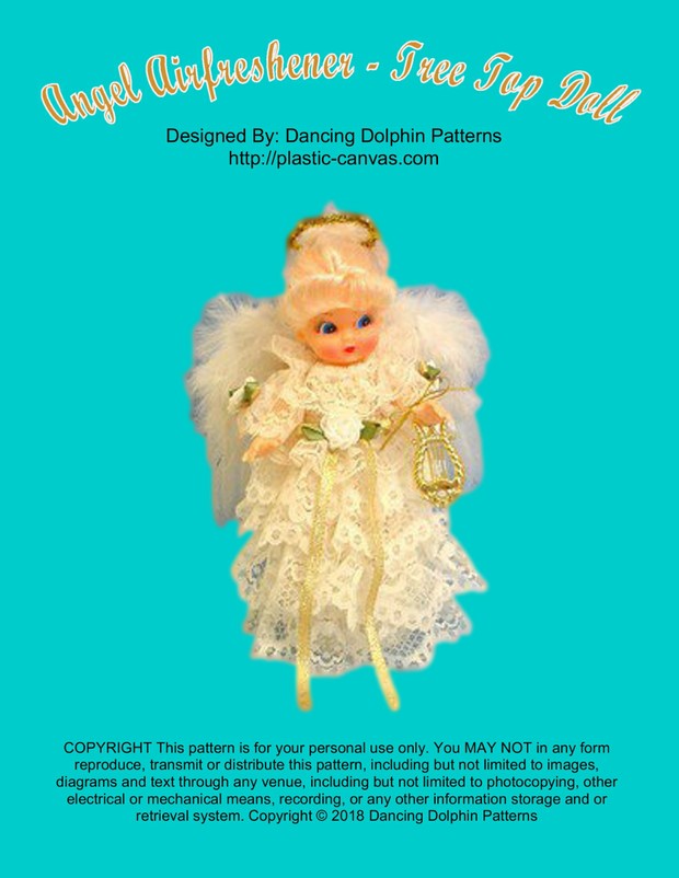 393 - Angel Airfreshener - Tree Top Doll