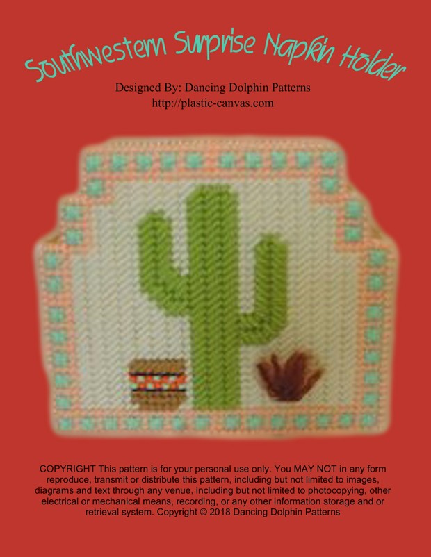 480 - Southwestern Surprise Napkin Holder