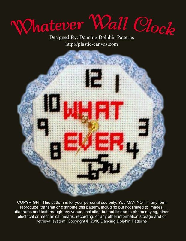 134 - Whatever Wall Clock