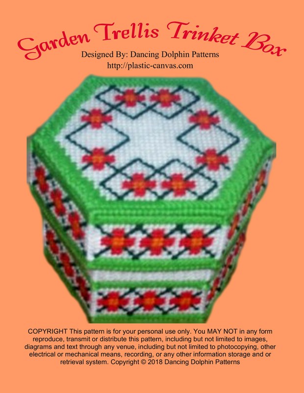 499 - Garden Trellis Trinket Box