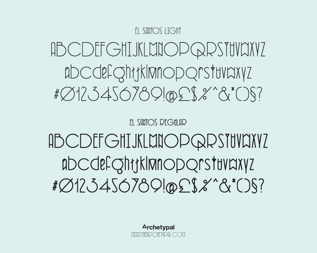 El Santos Typeface