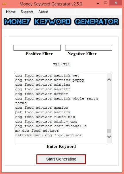 Money Keyword Generator v2.5
