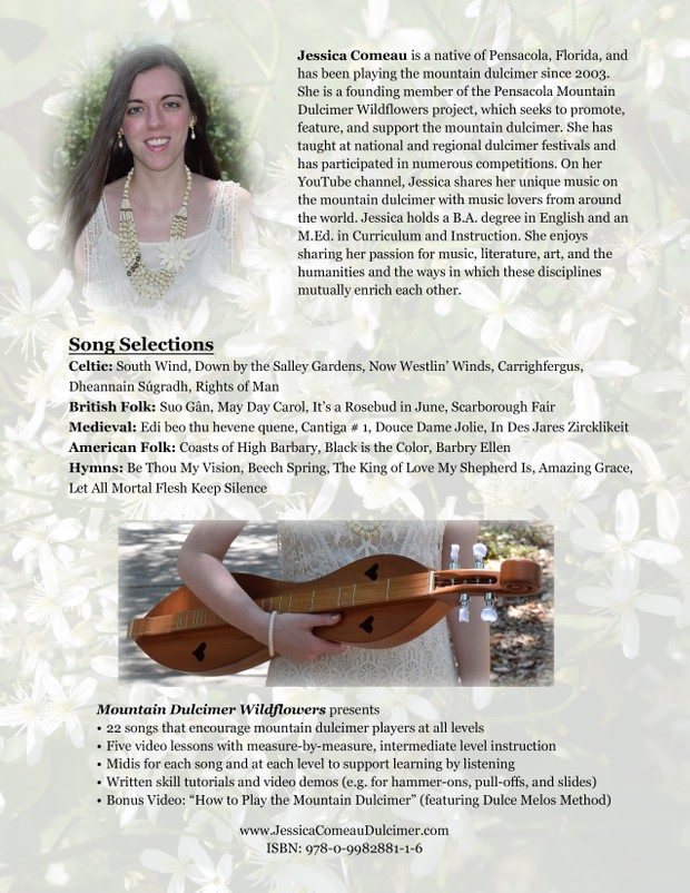 Mountain Dulcimer Wildflowers (Book, Video, and Audio File Set)