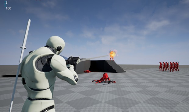 Melee combat / Action game, TPS template. Unreal Engine 4