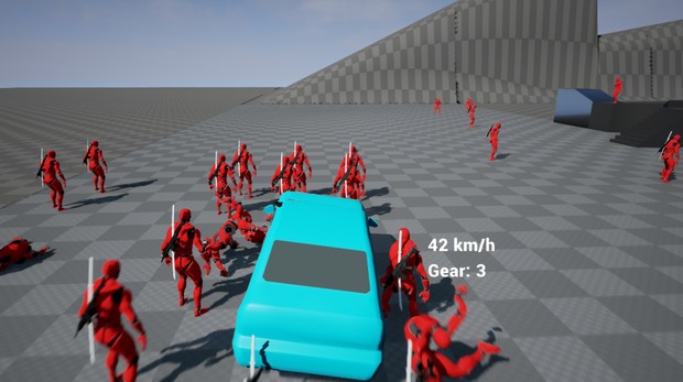 Melee combat / Action game, TPS template. Unreal Engine 4
