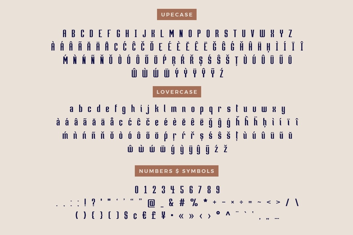 Hammerhead Typeface Font Headfonts