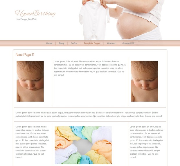 HypnoBirthing Wordpress Themes