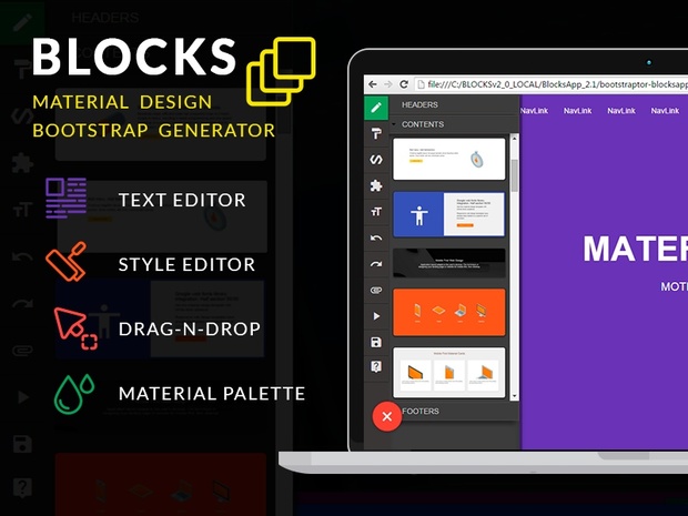 BLOCKS v.3.0. builder PRO lifetime license