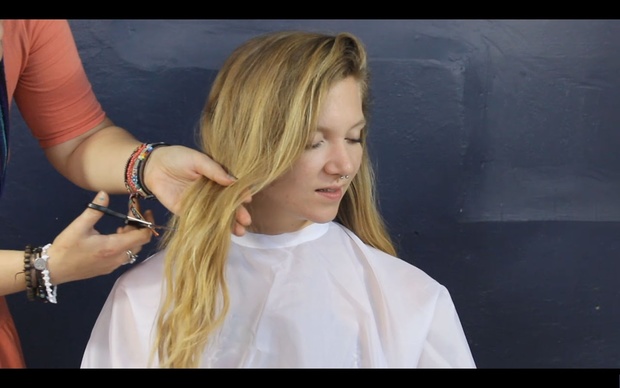 Corrine Raffles Her Hair Away (VIDEO AND PICTURES)