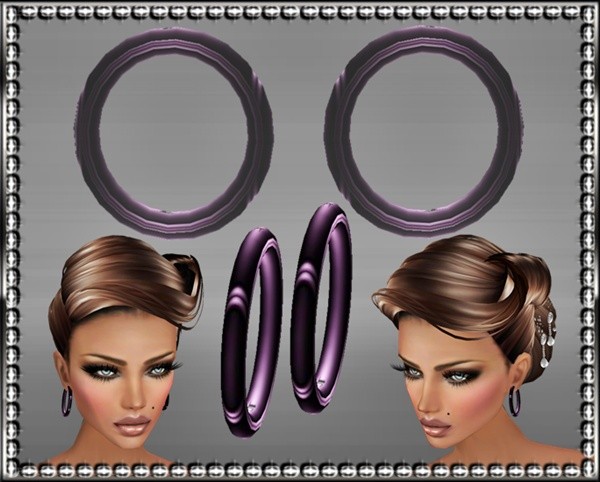Mesh - Hoop Earrings - *Catty Only*
