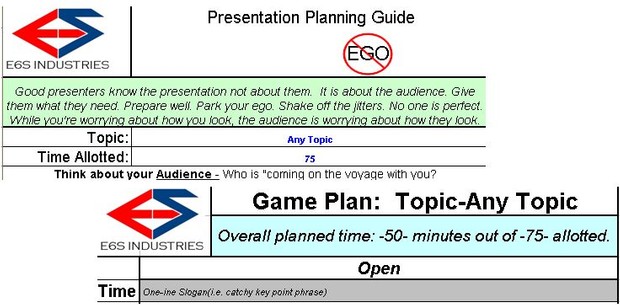 Presentation Planning Guide