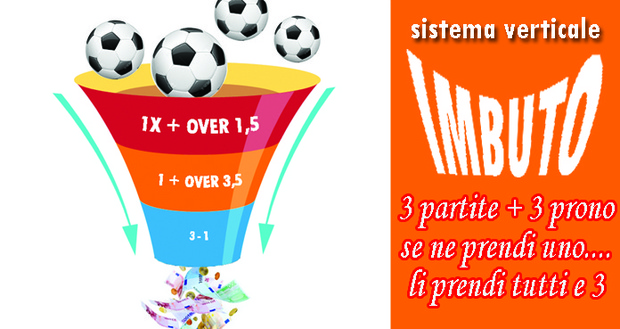 IMBUTO: sistema verticale per vincere scommesse multiple