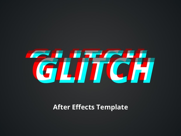 Glitch v1.0 After Effects Template