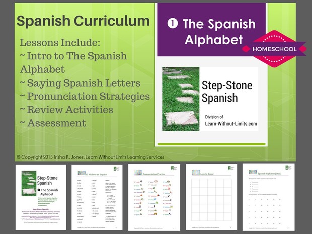Homeschool Spanish: Alphabet