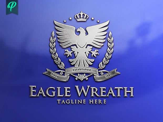 Eagle Wreath Logo Template
