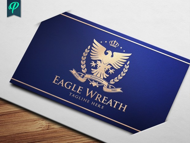 Eagle Wreath Logo Template