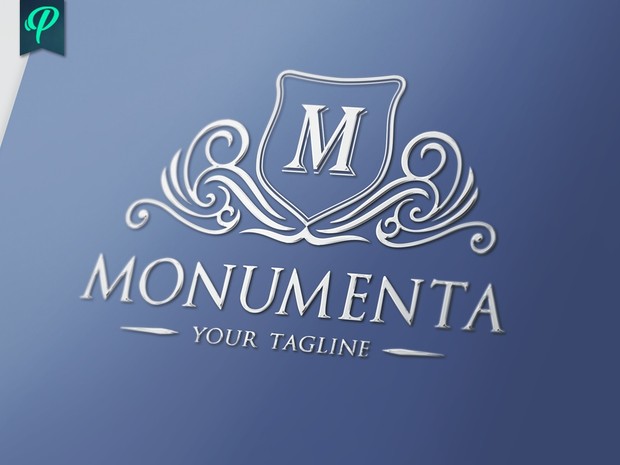 Monumenta - Crest Logo Template