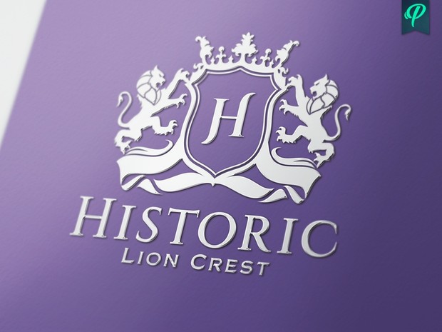 Historic - Lion Crest Logo Template