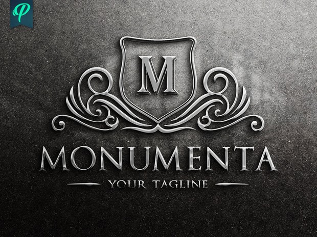 Monumenta - Crest Logo Template